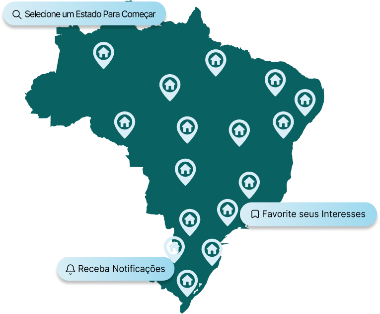 Leilões por todo o Brasil